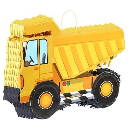 Пиньята Спецтехника (самосвал) Желтый 40*30*8 см.