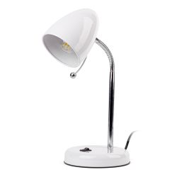 Настольный светильник ЭРА N-116-Е27-40W-W белый | Настольные светильники под лампу