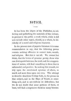 Domestic and religious offering | Upham Thomas Cogswell