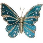 Украшение новогоднее «Нежная бабочка» 19*19 см, Зеленый