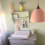 Плафон stella silk, 25х17,5 см, серый