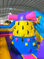 Коммерческий надувной батут «Комиксы 2» 7*5*3 м