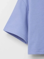 Футболка детская укороченная базовая