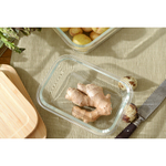 Контейнер для запекания и хранения smart solutions с крышкой из бамбука, 370 мл