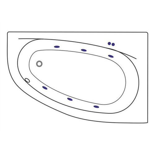 Акриловая ванна Excellent Kameleon P Soft 1700x1100 WAEX.KMP17.SOFT