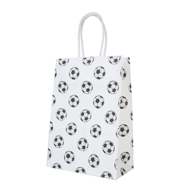 Пакет подарочный "Мячи", Крафт 15*8*21 см