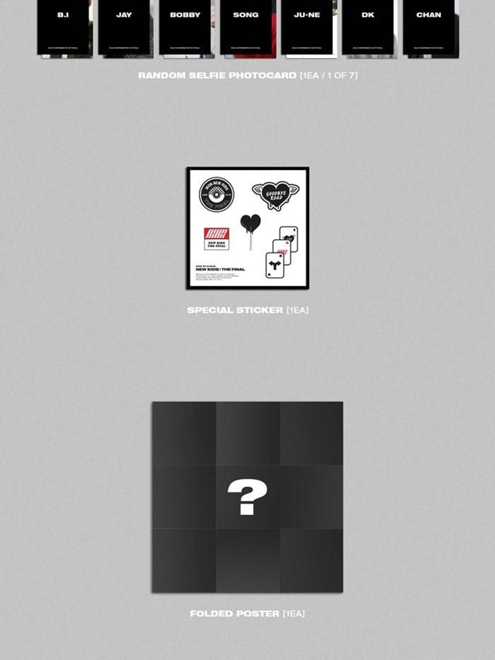 Альбом Ikon - New Kids:The Final EP Album 2 Version SET