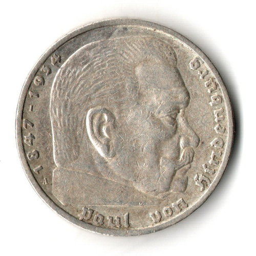 5 марок 1936 год (A) Германия