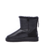 Угги Mini Zip Metallic Black
