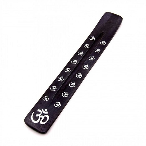 Подставка под благовония Лыжа черная