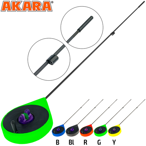 Удочка зимняя Akara Akara Ultra Sport Green (хлыст карбон)