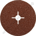 Круг шлифовальный ЗУБР ″ПРОФИ″ фибровый, для УШМ, P24, 125х22мм, 5 листов