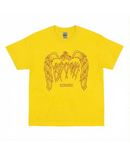 Футболка Казускома Крылья желтая