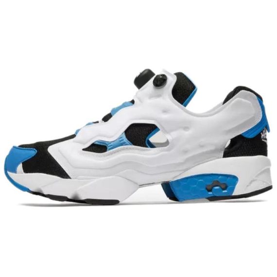 reebok Беговые кроссовки MID Топ Белый и синий цвет/Черный Унисекс