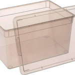 Контейнер универсальный с крышкой для хранения «MYSTERY», прозрачный, 37*26*20,7 см, 16л