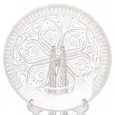 Тарелка десертная 20см «Бохо розовый 10327SLBD43