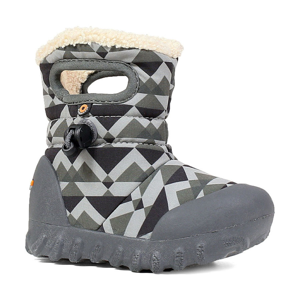 Сапоги утепленные детские Bogs B-Moc Mountain Gray Multi