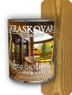 Масло для террас Kraskovar Deco Oil Terrace тик