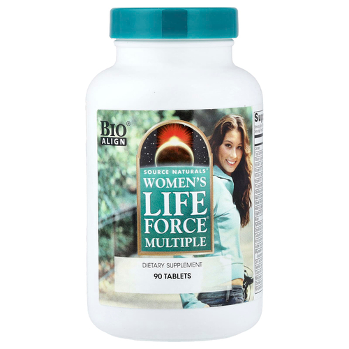 Source Naturals, Life Force® Multi, мультивитаминная добавка для женщин, 90 таблеток