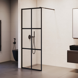 Душевая перегородка RGW WA-111B (Рисунок - черный принт, 700)