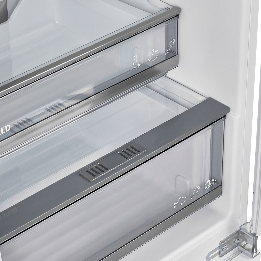 Встраиваемый холодильник NO FROST с инвертором MAUNFELD MBF177NFFWGR Inverter