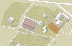 Гимнастическая арена с батутной комнатой - 862м2