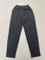 Тестовый образец. Брюки Serena из extra fine мериноса 100%. Цвет антрацит. №69. Другая отделка, более узкие.