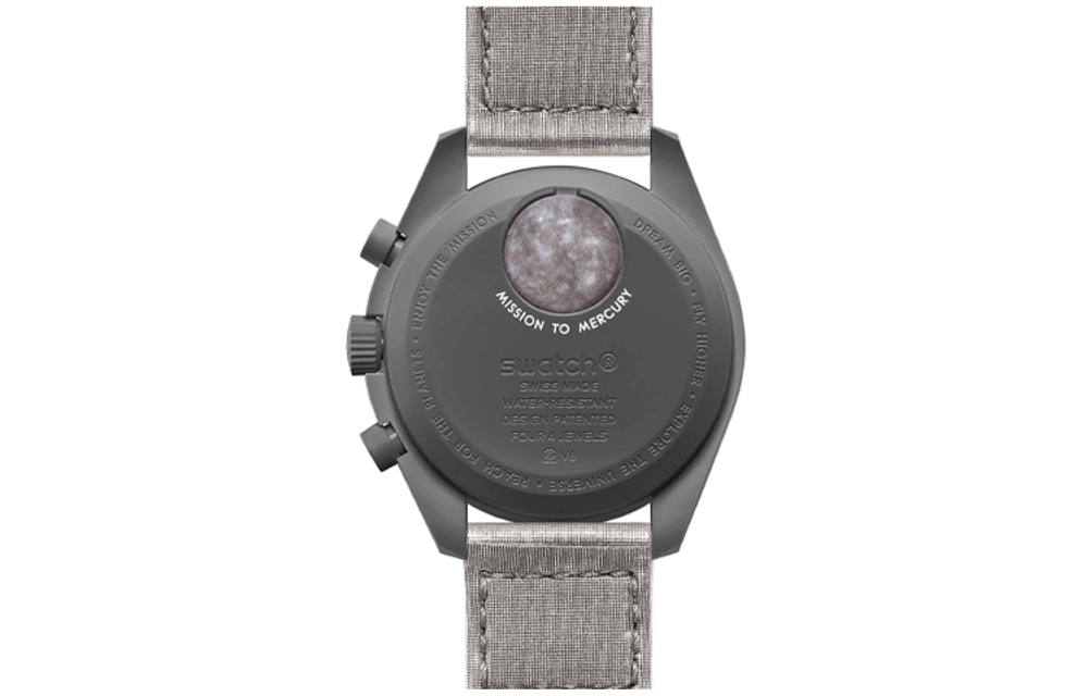 SWATCH Men 42mm Black Watch SO33A100