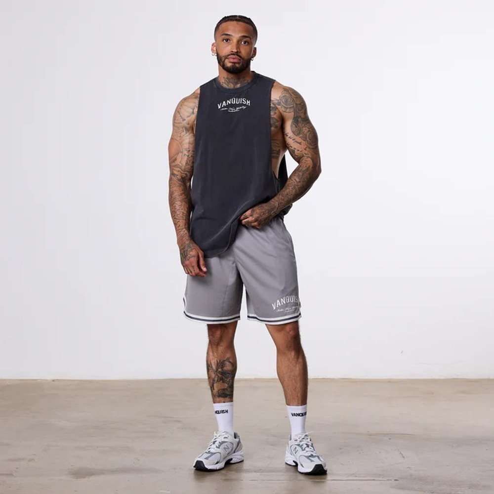 Шорты VANQUISH Better Than Yesterday Mesh Shorts Grey