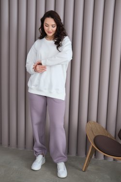 Свитшот с замком из хлопка