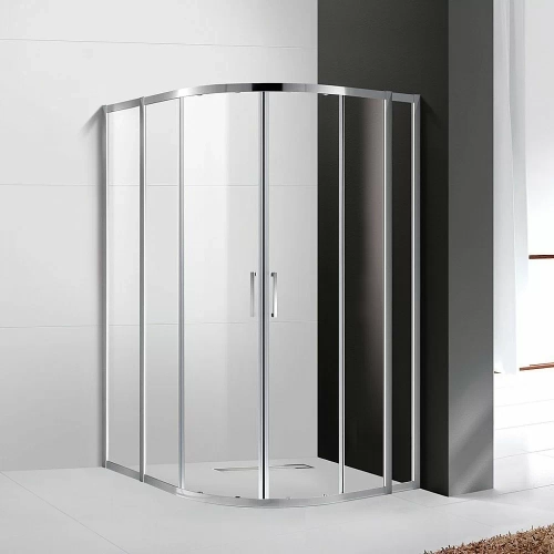 Душевой уголок Cezares Molveno 130x120 MOLVENO-RH-22-130/120-C-Cr-IV стекло прозрачное/профиль хром