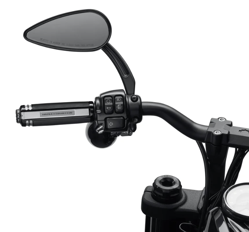 56100438 Ручки руля с подогревом Harley-Davidson® Black Machine Cut Empire™