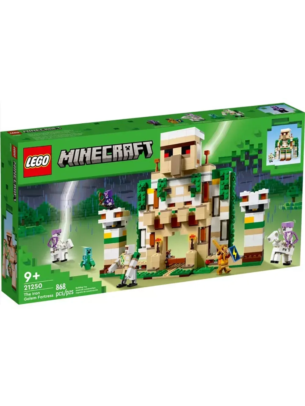 Лего 21250 Крепость железного голема Lego Minecraft
