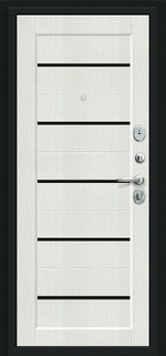 Борн Букле черное/Bianco Veralinga 205*96 правое