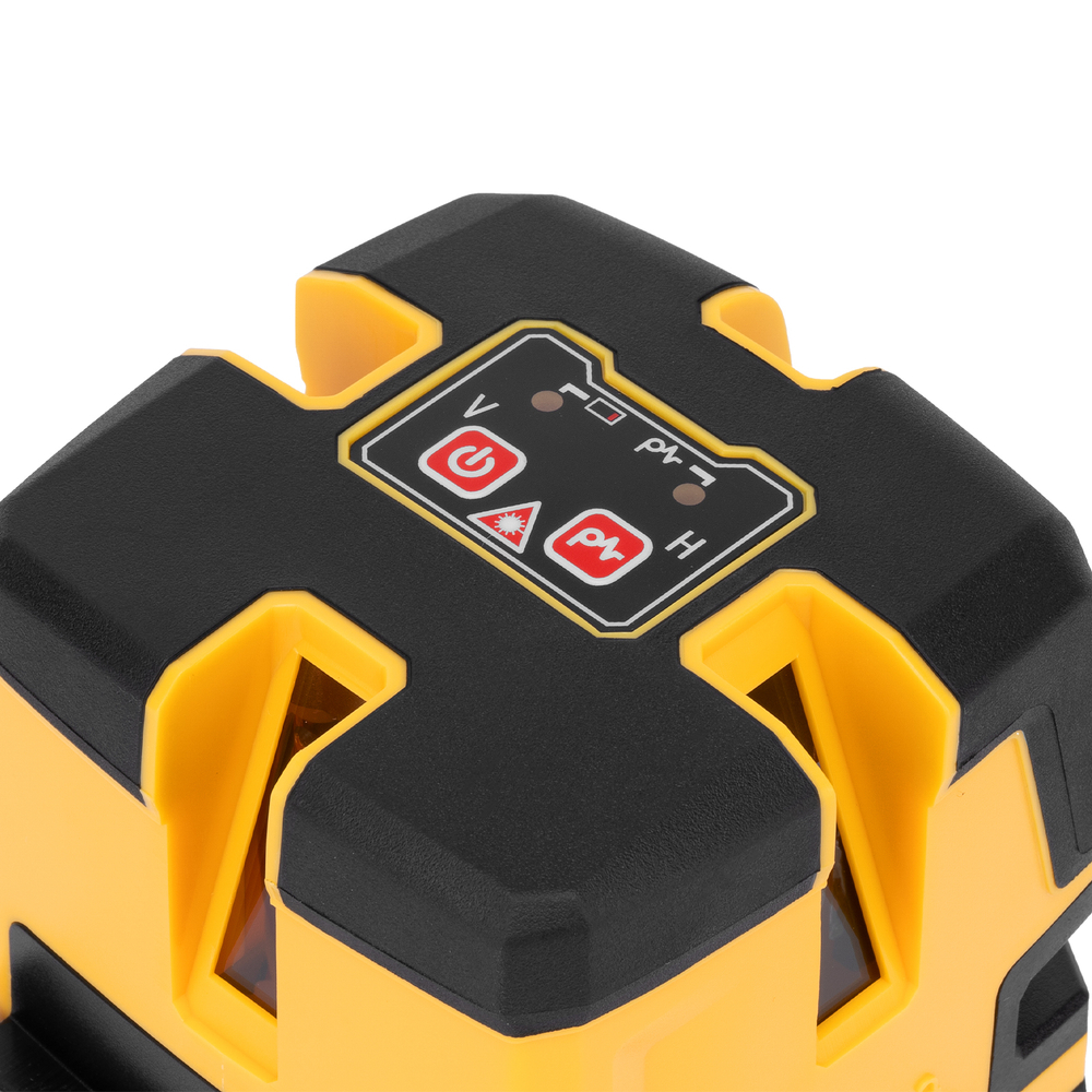 Лазерный уровень LX 05 Red, 20 м, 635 нм, аккумулятор Li 5200 mAh, резьба 5/8" Denzel