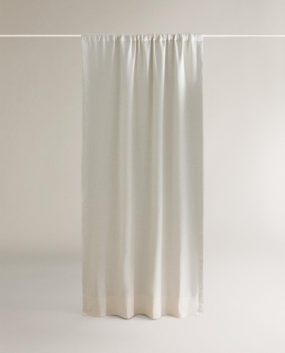 Штора Zara Home, 140х270 см, хлопок, белый, 5132/032