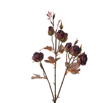 Роза античный стиль 16x9x73см Пластик,полиэстр