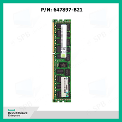 Модуль памяти HP 8 ГБ (1x8 ГБ) Dual Rank x4 PC3L-10600 (DDR3-1333) Reg CAS-9 LP (664690-001) (647897-B21)