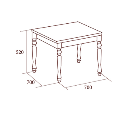 ЛОРЕНЦО Стол журнальный 700