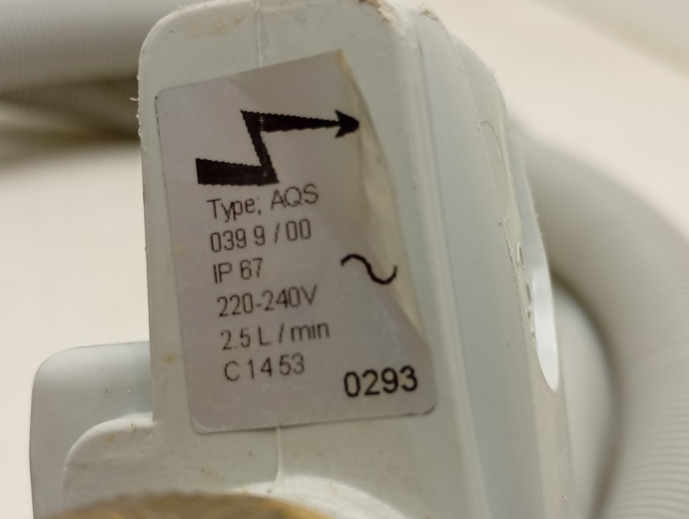 GV53311 ктп5 Шланг с аквастопом посудомоечной машины Hansa Gorenje 17476000001307 б/у