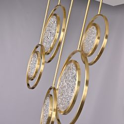 Дизайнерская люстра на штанге ЛУНА lighting collection L60