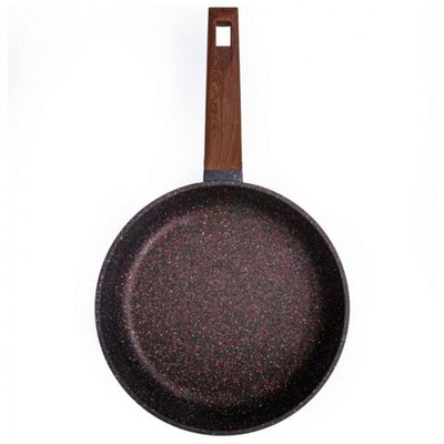 Сковорода алюминий, 28 см, антипригарное покрытие, Гардарика, Гранит, красная, 1028-15