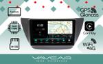 Магнитола для Mitsubishi Lancer 9 (CS), Lancer Cedia, Evolution (CT) - Vaycar VA47-5037-2K на Android 13, Быстрая, 2K QLED, CarPlay, 4G SIM-слот