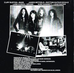 Metallica. Ride The Lightning (CD). Металлика