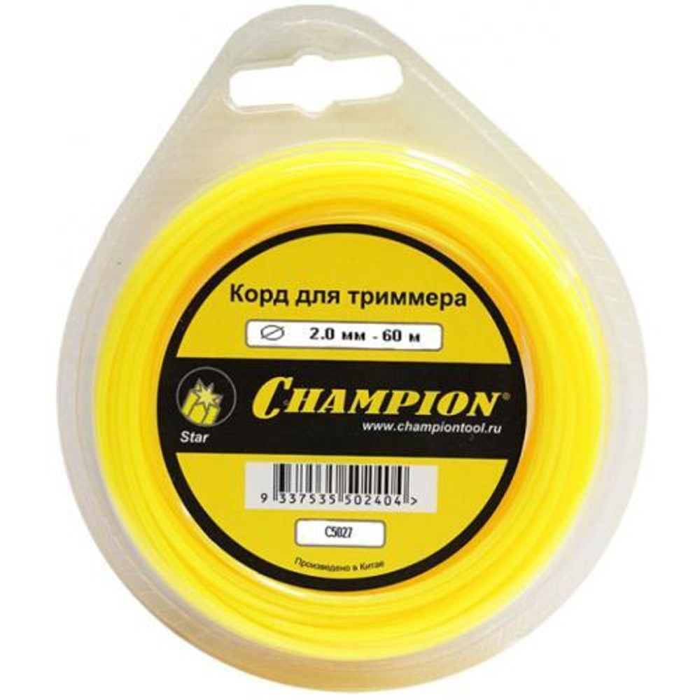Леска CHAMPION Star 2,0*60 м (звезда)   C5027