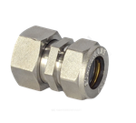 Муфта латунь никель 15Aх3/4" ЕК обжим/ВР STAHLMANN SSFL1503/4BEFE
