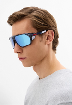 Спортивные очки с диоптриями 100% Norvik / Black Holographic / HiPER Blue Multilayer Mirror