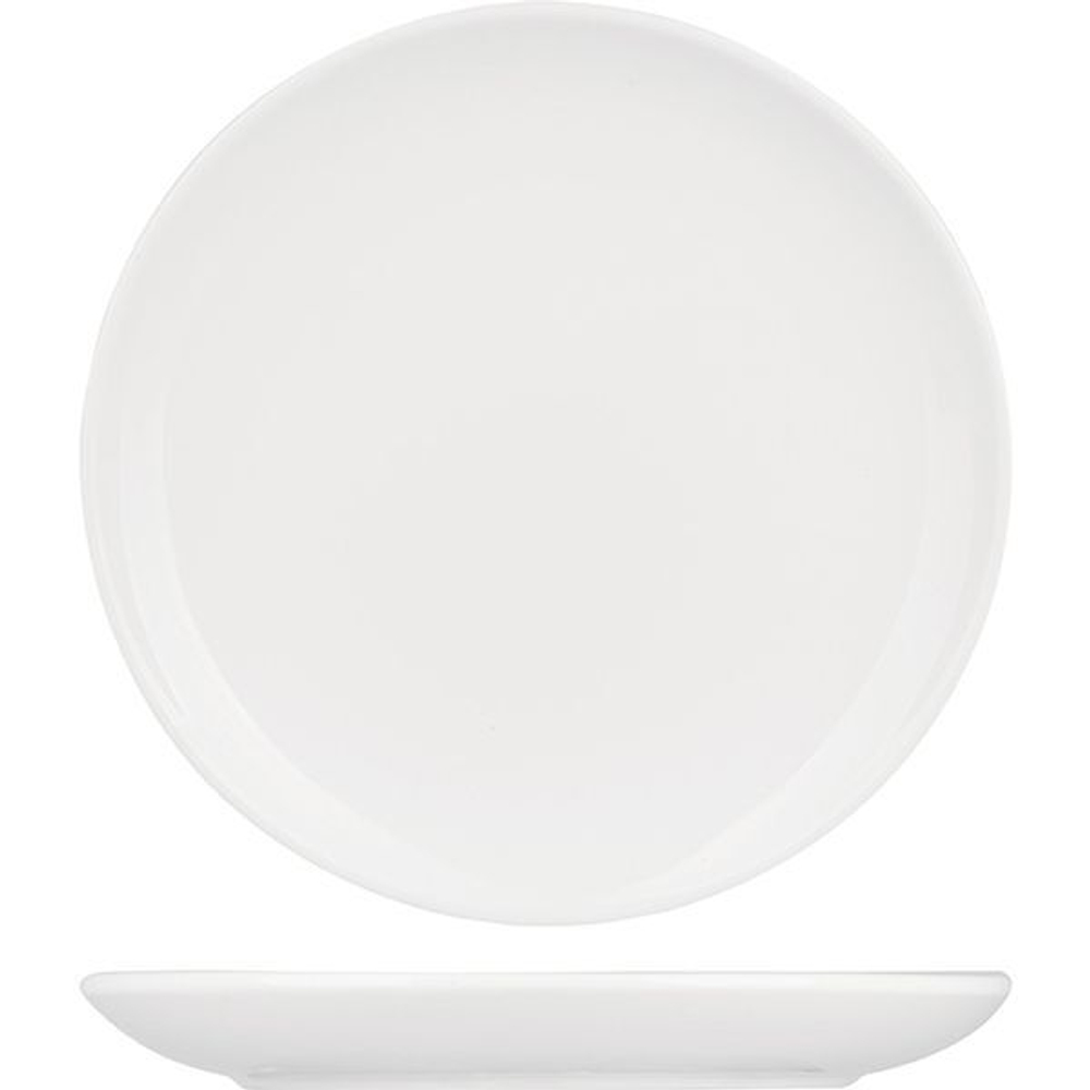 Тарелка «Кунстверк» мелкая без борта;фарфор;D=285,H=30мм;белый (Цвет: белый)