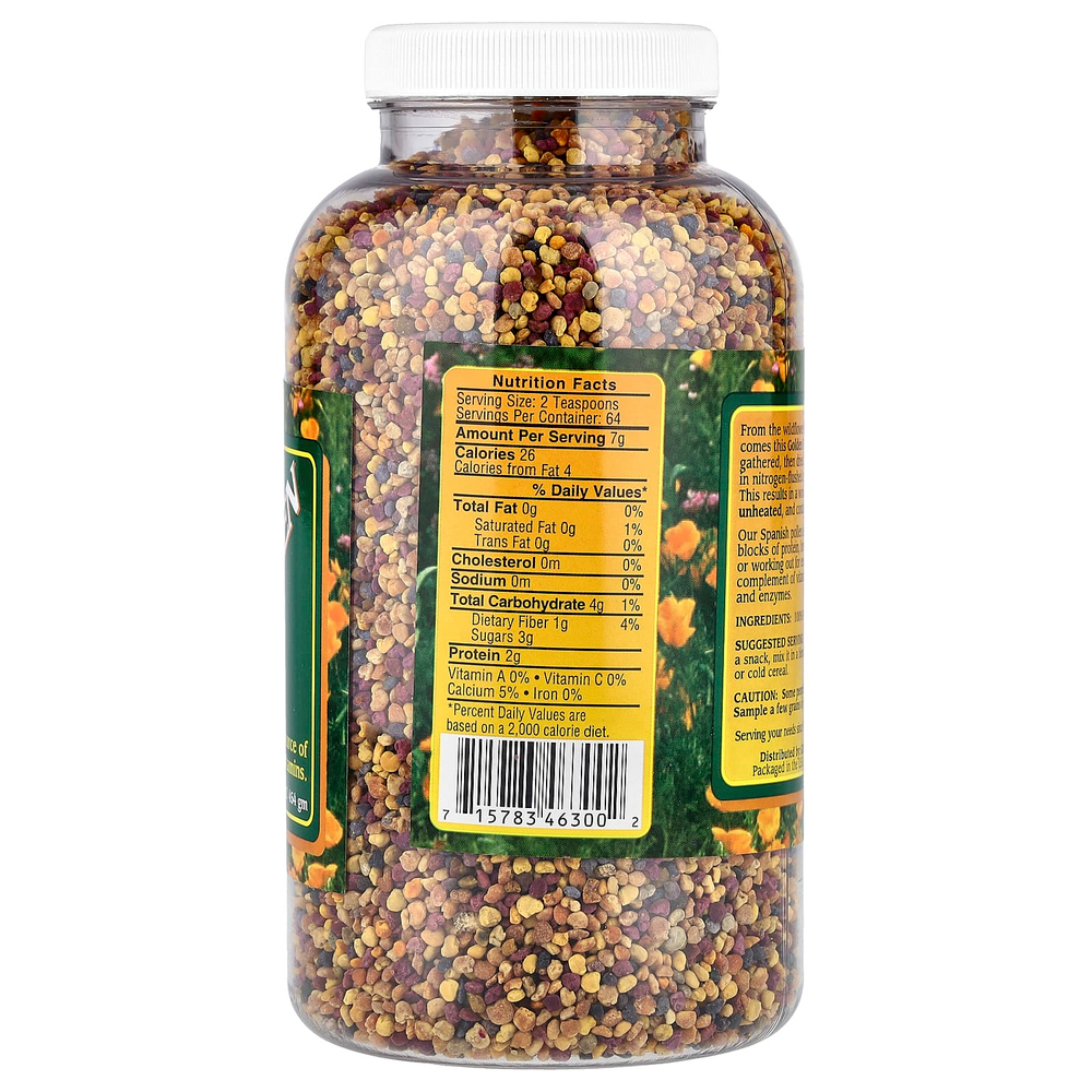 Golden Flower, испанская пчелиная пыльца, 454 г (16 унций)