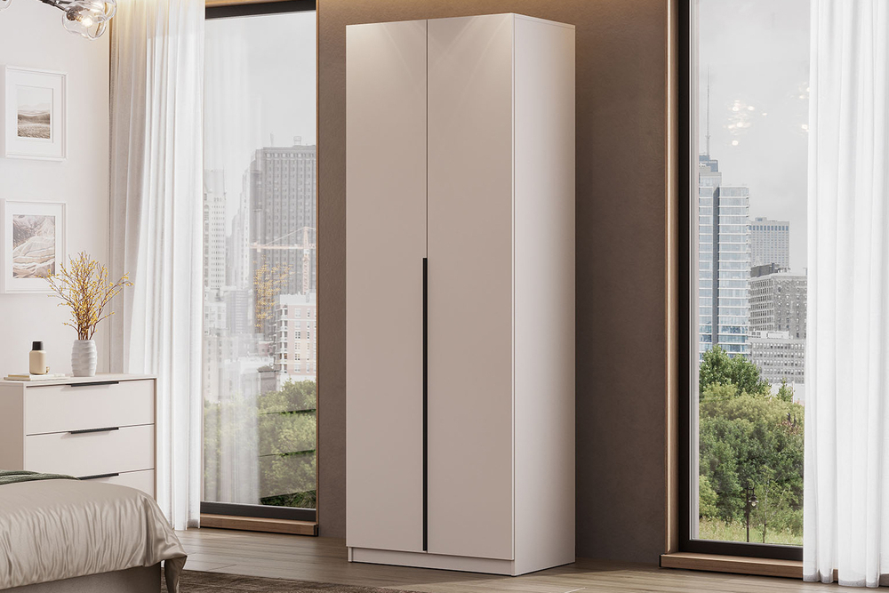 Шкаф распашной с наполнением (5 полок) ШК 5 (800), Меланж